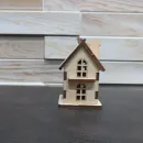 Набор деревянных заготовок «Деревенька на опушке» (7 домиков + мельница)